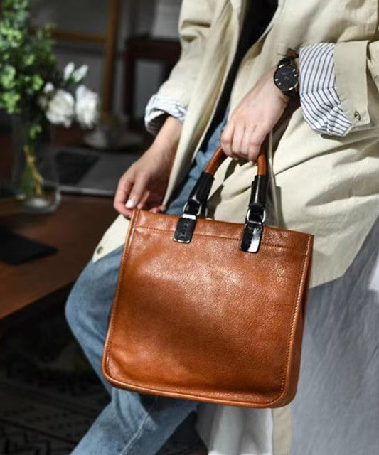 Large Retro Bag Message Leather Capacity New