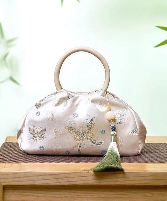 Bag Retro New Tote Jacquard Versatile Tassel