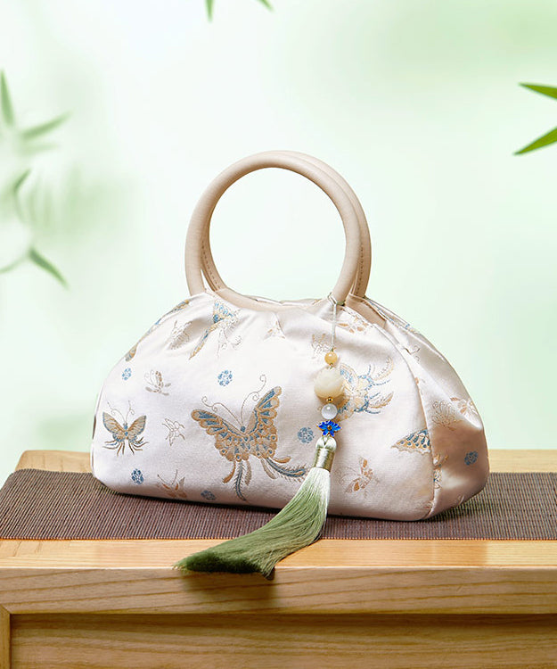 Bag Retro New Tote Jacquard Versatile Tassel