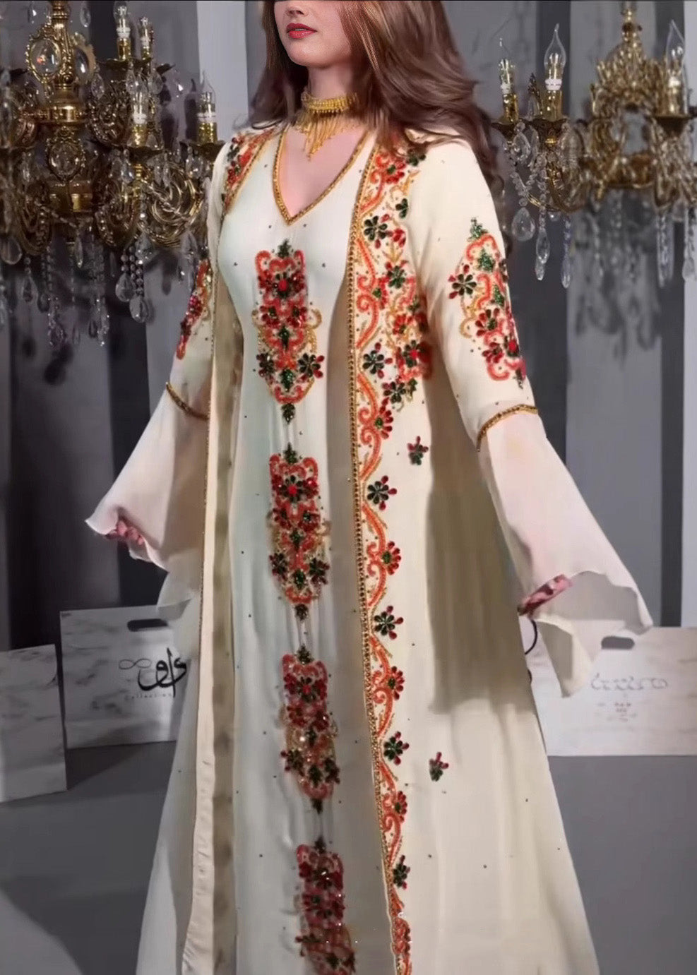 Summer Set Robe Black Two Style Embroidered New Pieces Dress