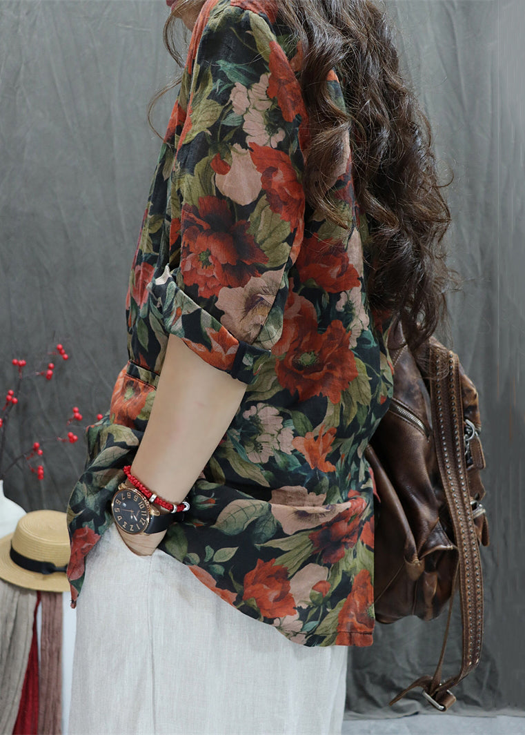 Cotton Peter Collar Button Orange Pockets Coats Bracelet Pan