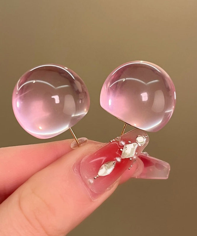 Design Blue Alloy Resin Original Earrings Stud