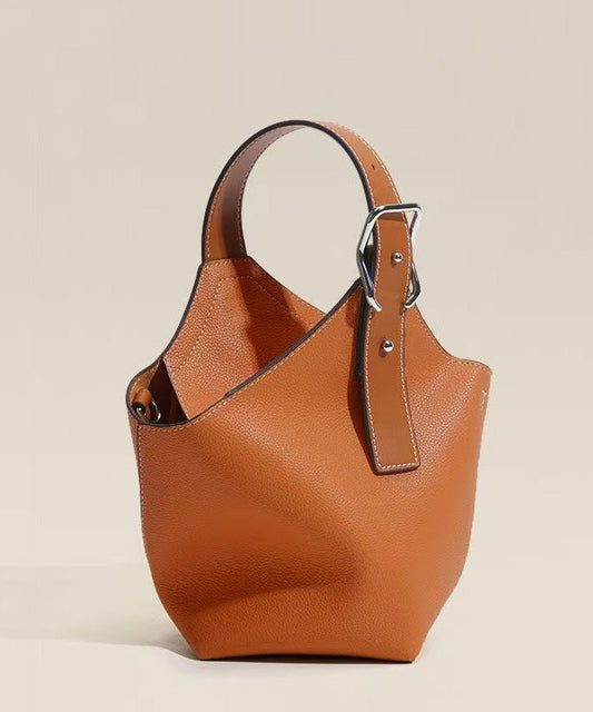 Original Durable Solid Bag Design Brown Shoulder