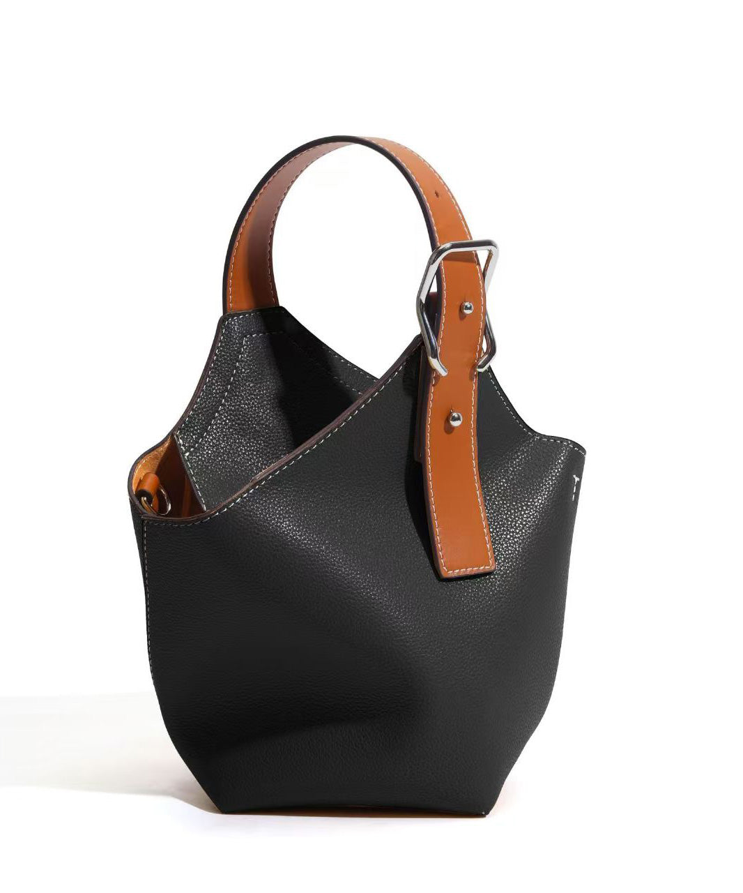 Original Durable Solid Bag Design Brown Shoulder