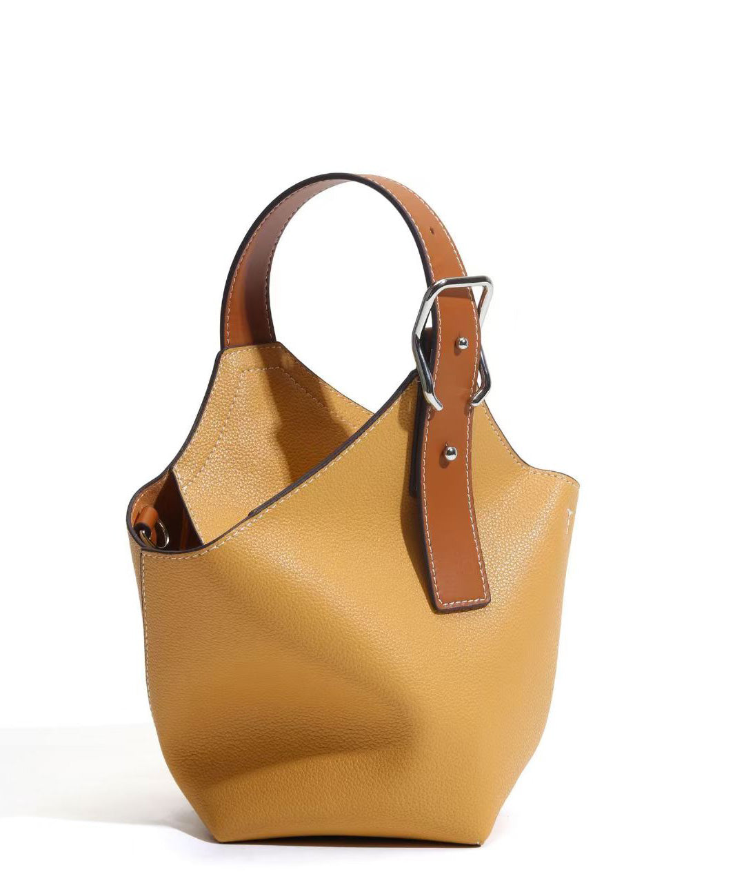 Original Durable Solid Bag Design Brown Shoulder