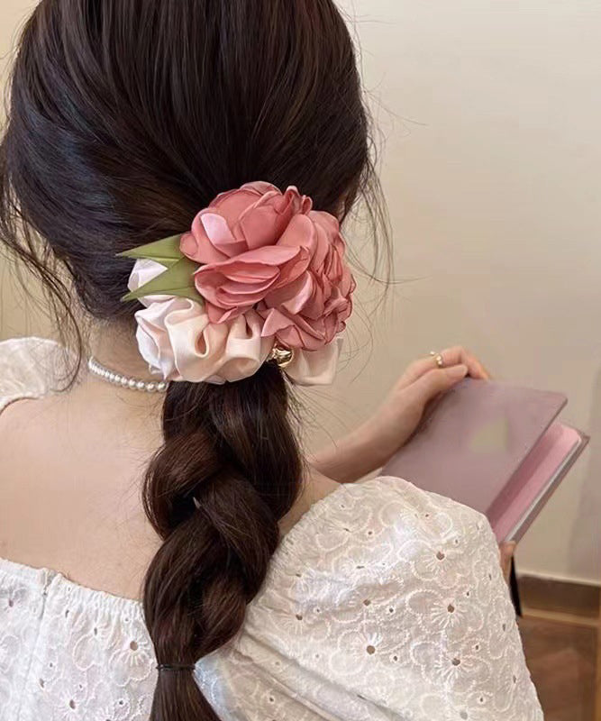 Design Rose Band Original Silk Colorblock Hair