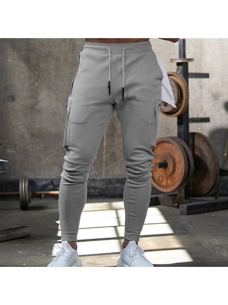 Casual Running Zipper Long Pants For Men AD430