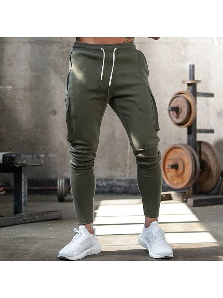 Casual Running Zipper Long Pants For Men AD430