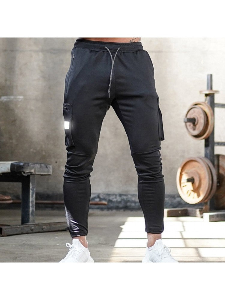 Casual Running Zipper Long Pants For Men AD430