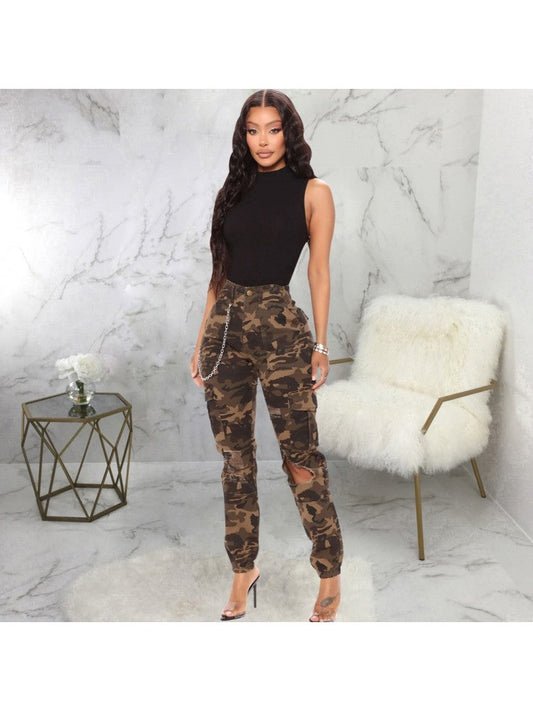 Salopette décontractée confortable et tendance avec pantalon long ZN75