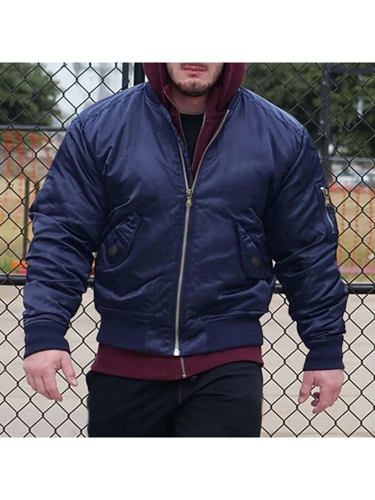 Veste d'hiver à poches zippées pour hommes ZN77