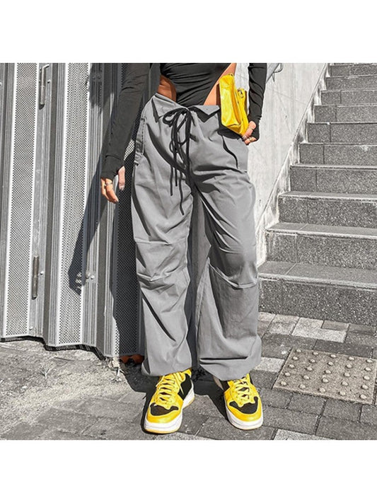 Loose Designer Drawstring Women Pants PY71