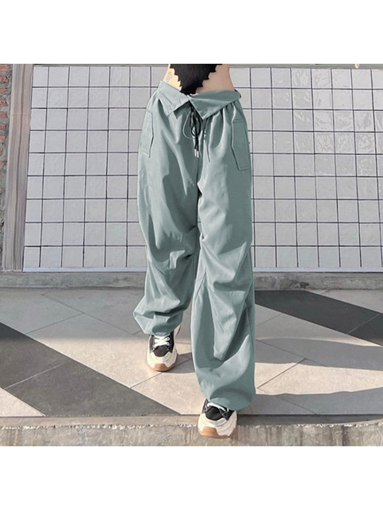 Loose Designer Drawstring Women Pants PY71