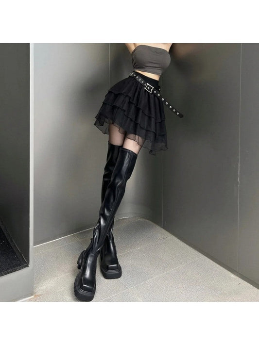 2022 New Black Over The Knee Boots PY99