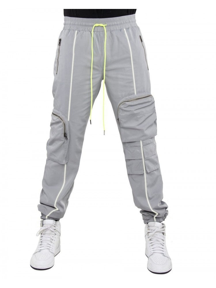 Running Drawstring Zip Pockets Men Pants PY36