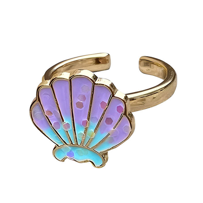 Purple Shell Ring