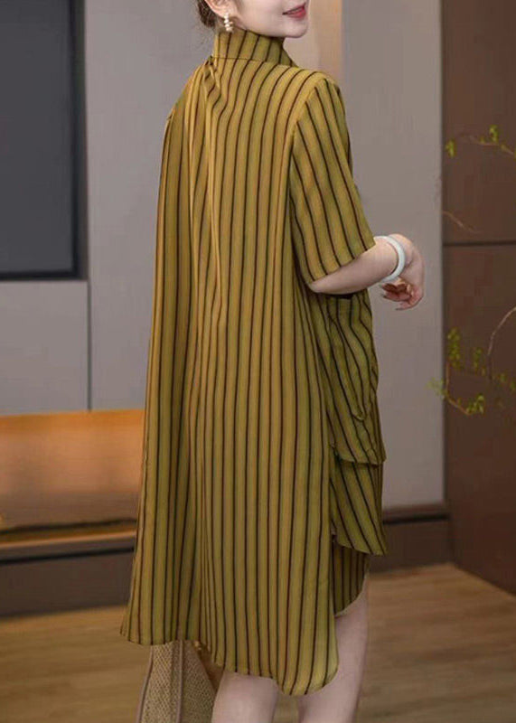 Plus Asymmetrical Striped Size Summer Sets 2 Women Pieces