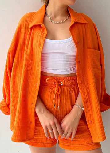 Green Piece Plus Oversized Pocket Size 2 Cotton Outfit Summer