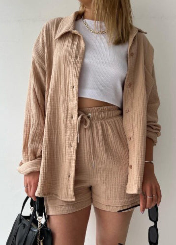 Green Piece Plus Oversized Pocket Size 2 Cotton Outfit Summer