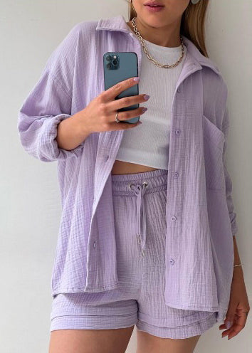 Green Piece Plus Oversized Pocket Size 2 Cotton Outfit Summer