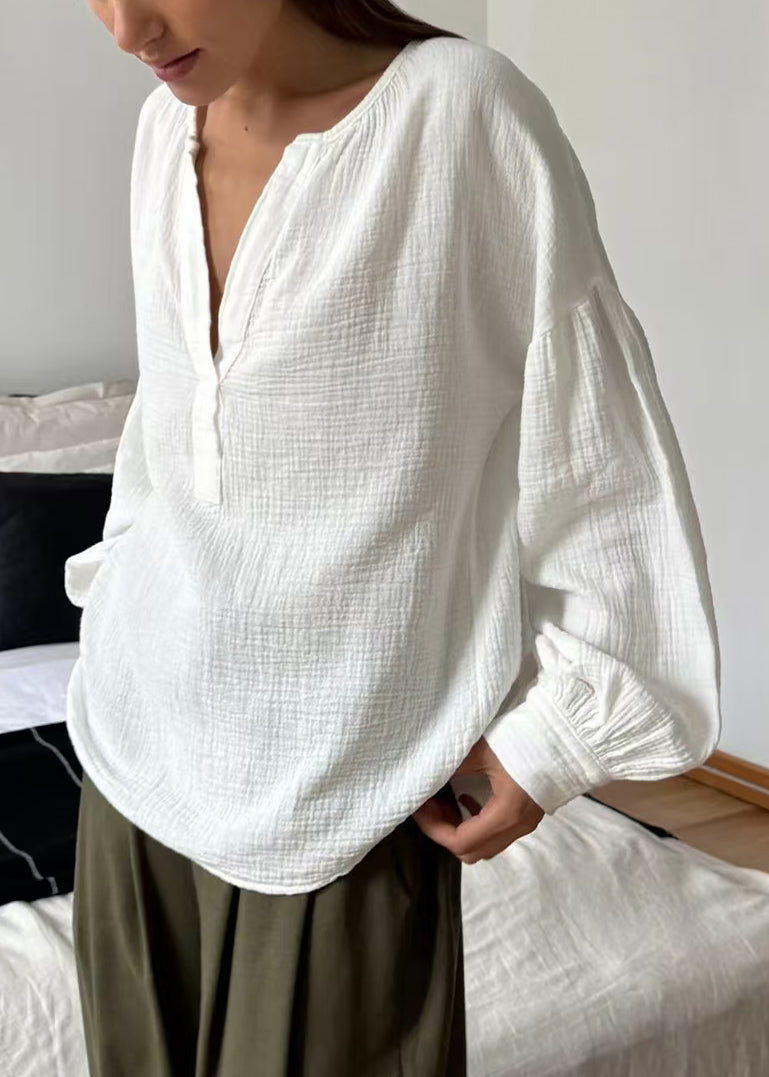 Solid Patchwork Green Fall Tops Size V Plus Neck