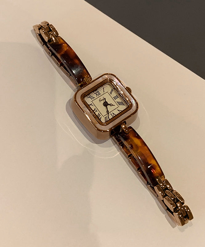 Alloy Crystal Hardlex Retro Watches Waterproof