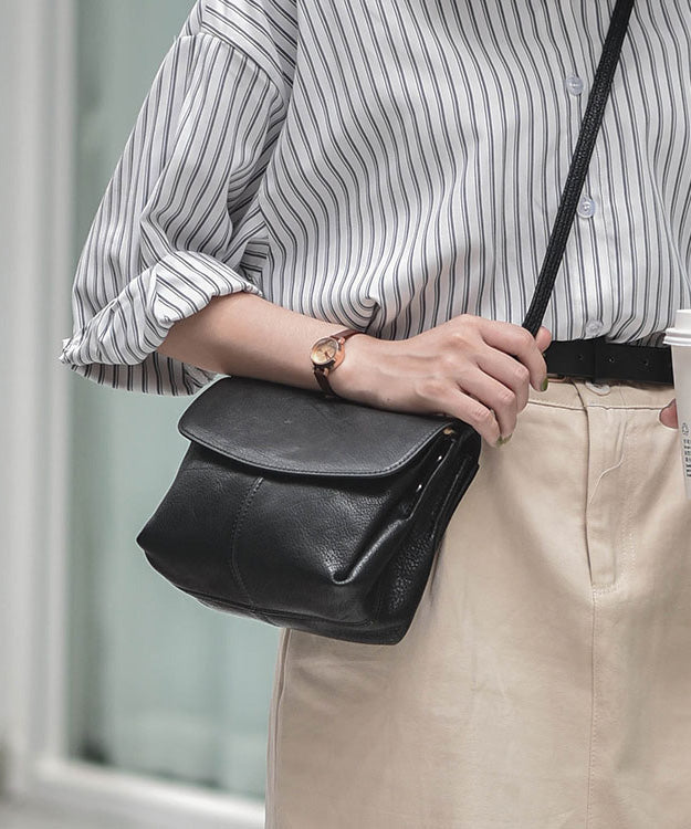 Bag Messenger Retro Leather Fabric CrossBody Chocolate