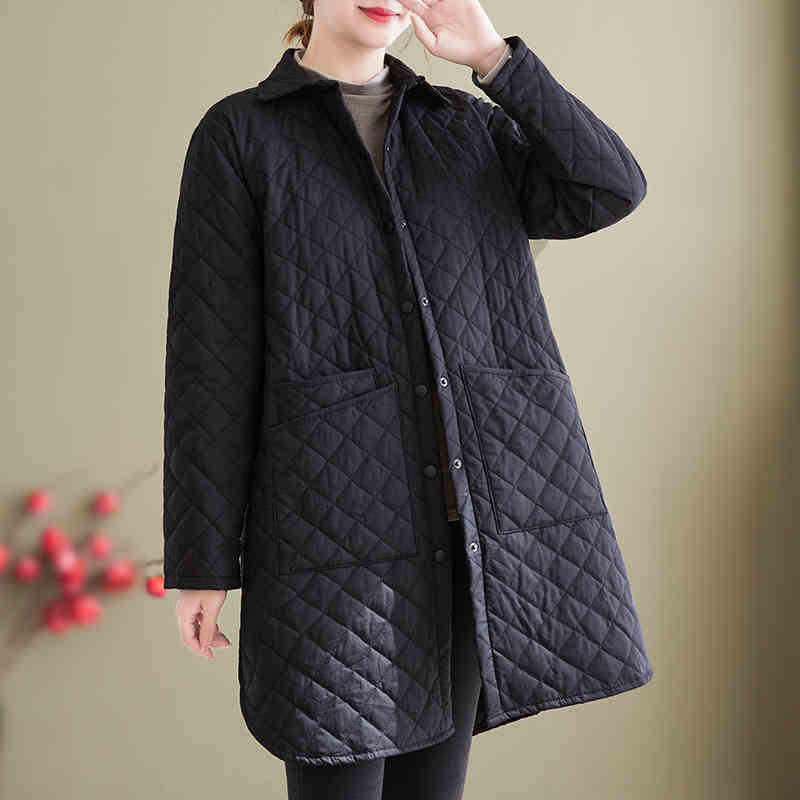 Fine Cotton Filled Coat Winter G177