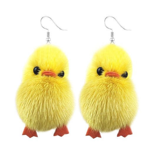 Angry Chick Earrings