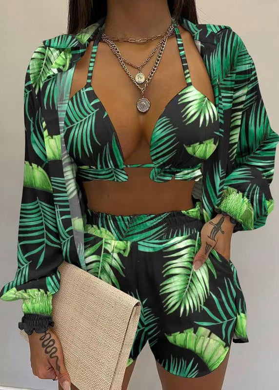 Simple Set Pieces Shorts Sexy White Summer Three