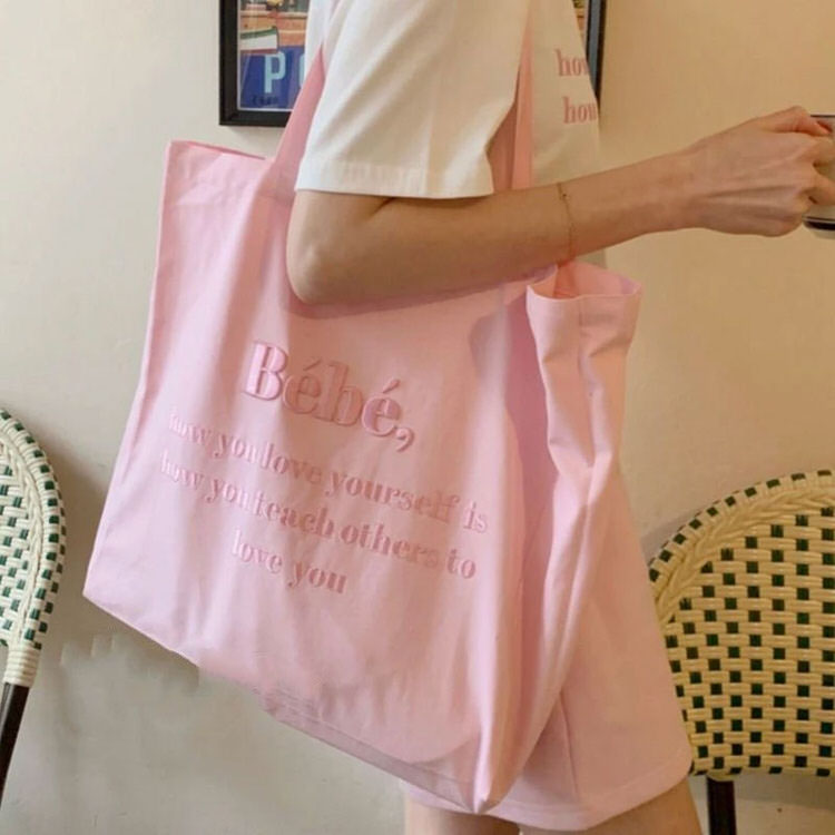 Canvas Embroidery Tote Bag