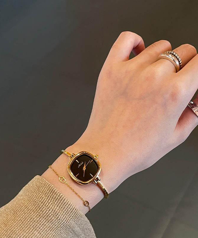 Red Style Watches Movement Quartz Alloy Chain