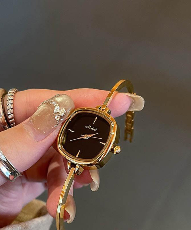 Red Style Watches Movement Quartz Alloy Chain