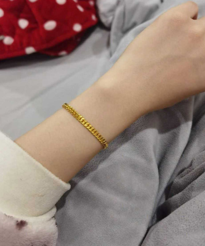 Charm Gold Sterling Silver Overgild Stylish Bracelet