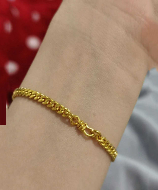 Charm Gold Sterling Silver Overgild Stylish Bracelet