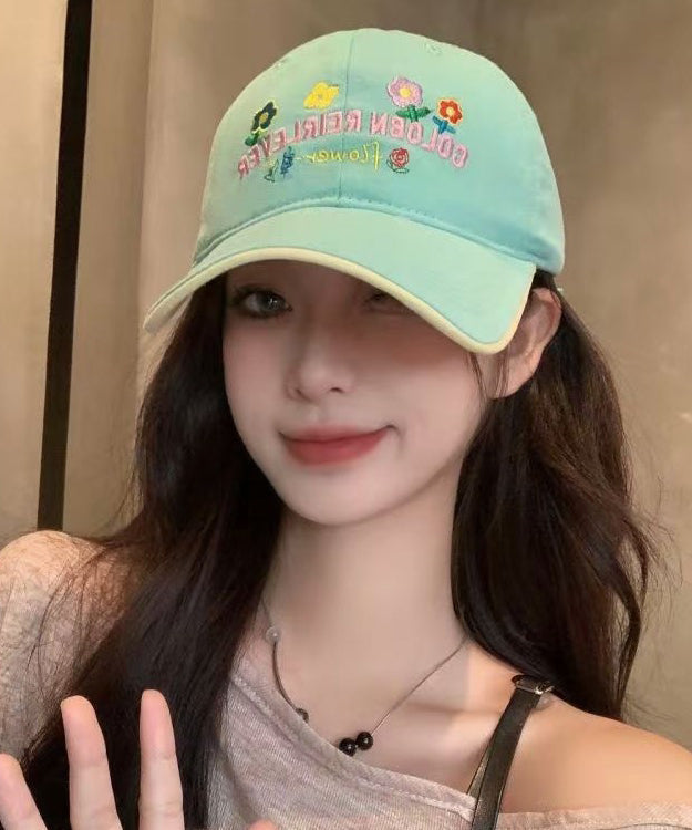 Versatile Stylish Cap Hat Baseball Embroidered Red