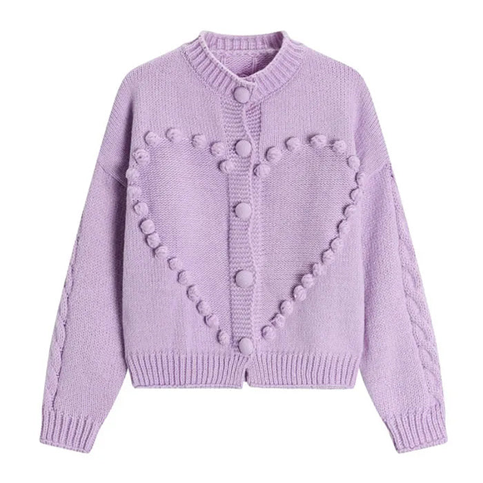 Sweetheart Knit Cardigan