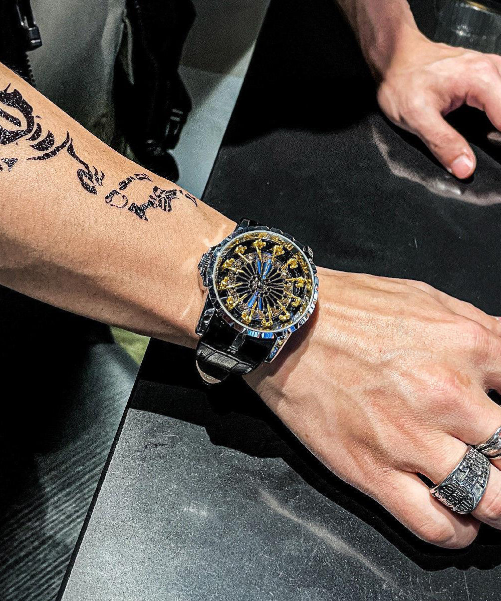 Steel Quartz Watches Movement Gold Stainless Unique