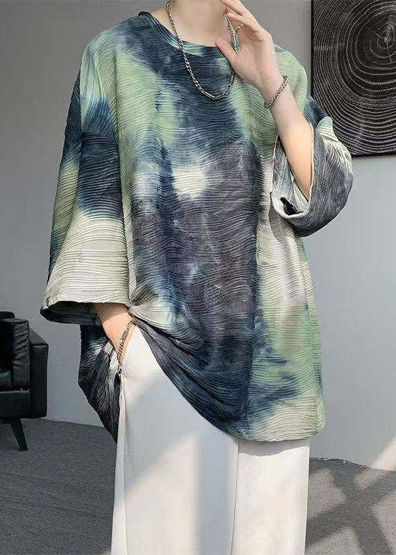 Tie Silk Neck O Shirts Green Unique Ice T Bracelet Dye Mens