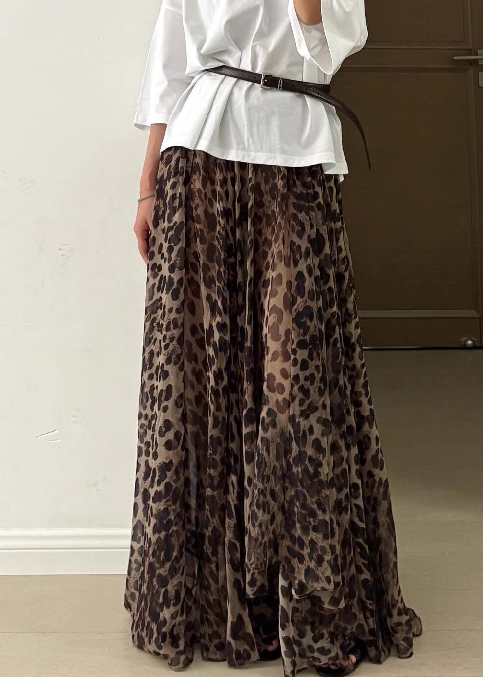 Wearing And Style Two Vacation Leopard Skirt Print Method Dress