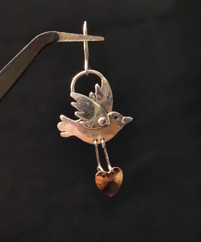 Little Love Copper Vintage Earrings Drop Brid