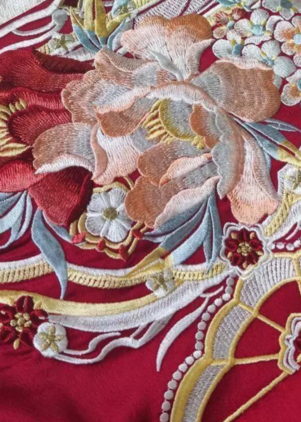 Vintage Green Embroidered Strapless Tops YH008