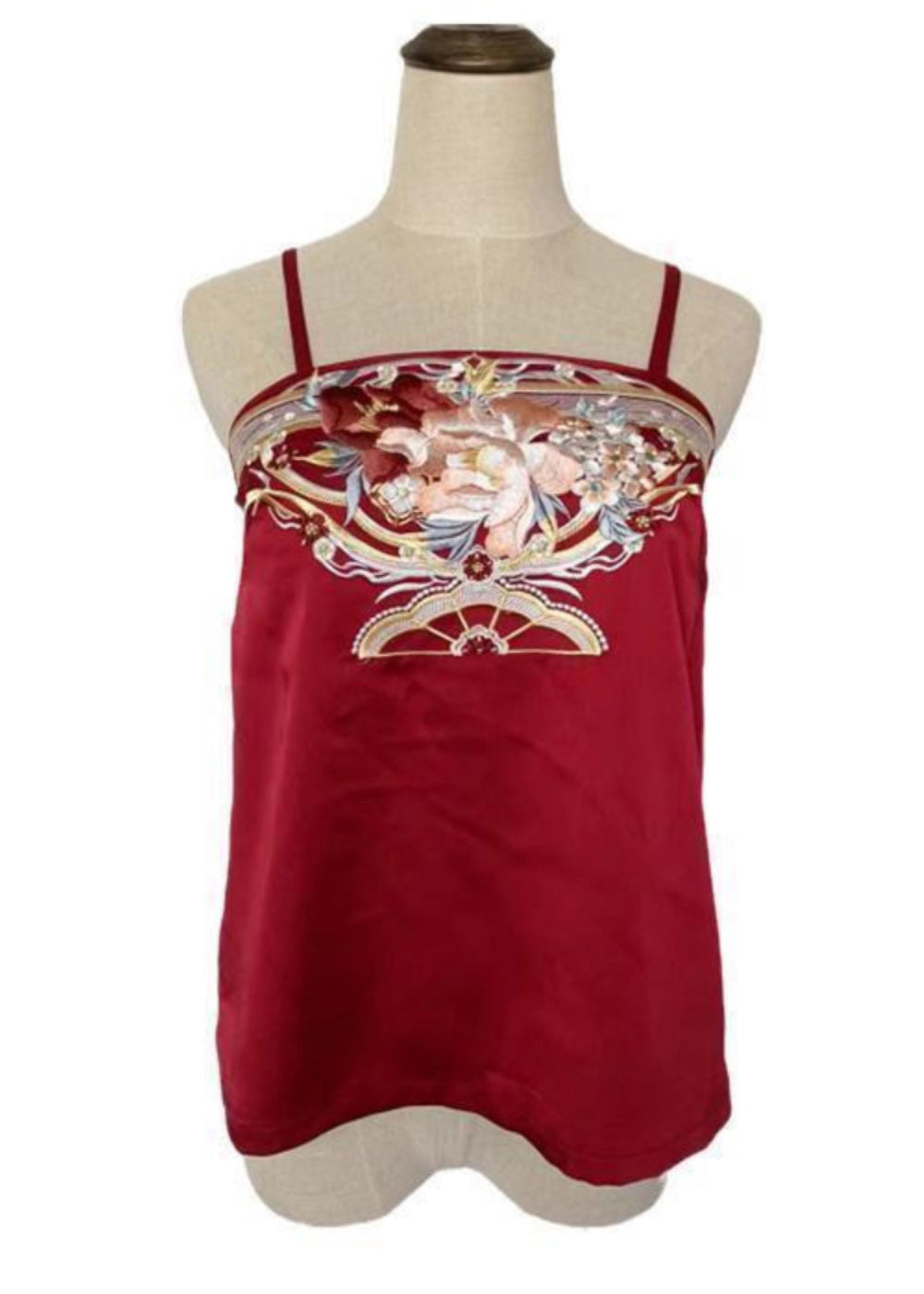 Vintage Green Embroidered Strapless Tops YH008