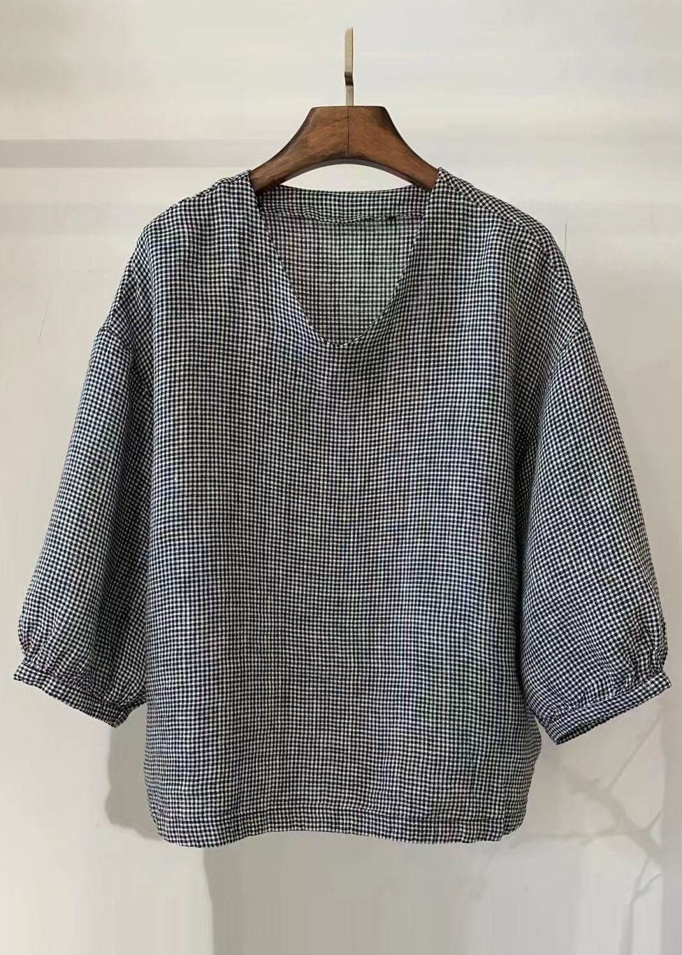 Linen Oversized Bracelet Vintage White Shirt Tops Sleeve