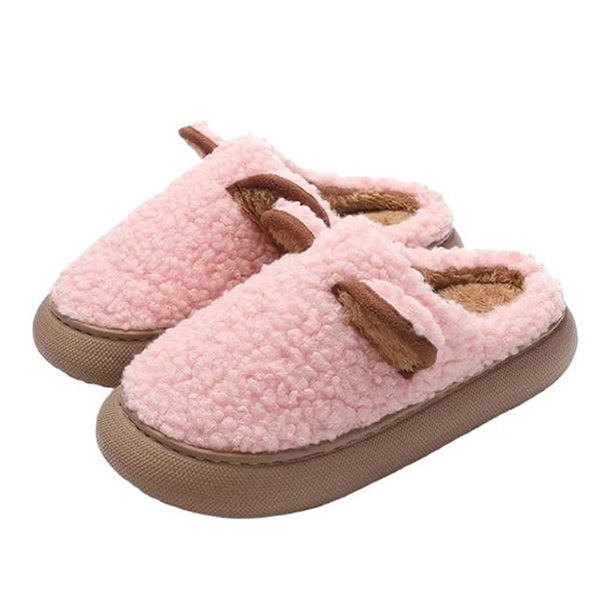 Chaussons chauds en peluche Teddy