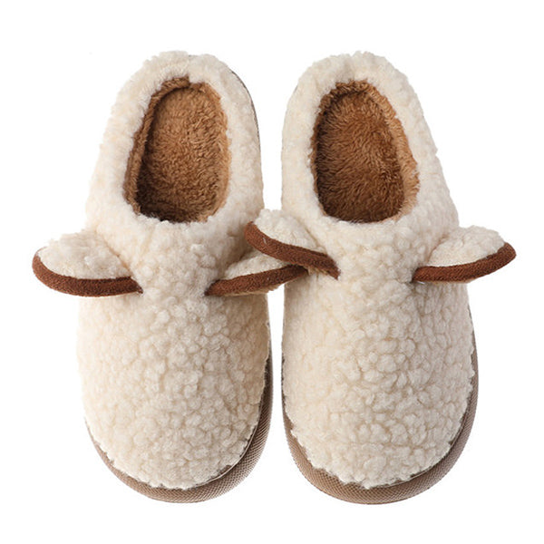 Chaussons chauds en peluche Teddy