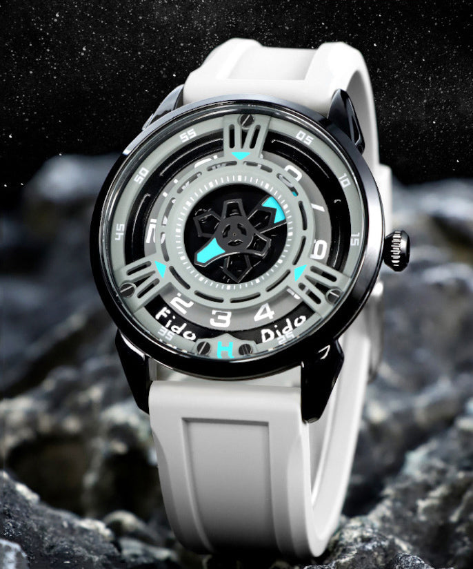 Blue Watches Out Women Silicone Waterproof Hollow Rubber