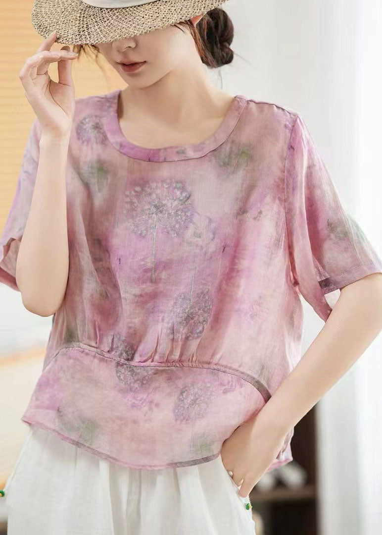 Patchwork Linen Summer Women Oversized Shirts