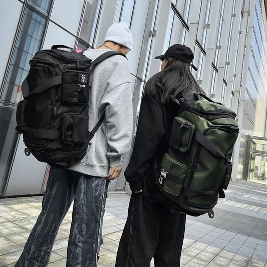 Two-Tone Nylon Carryall Bag