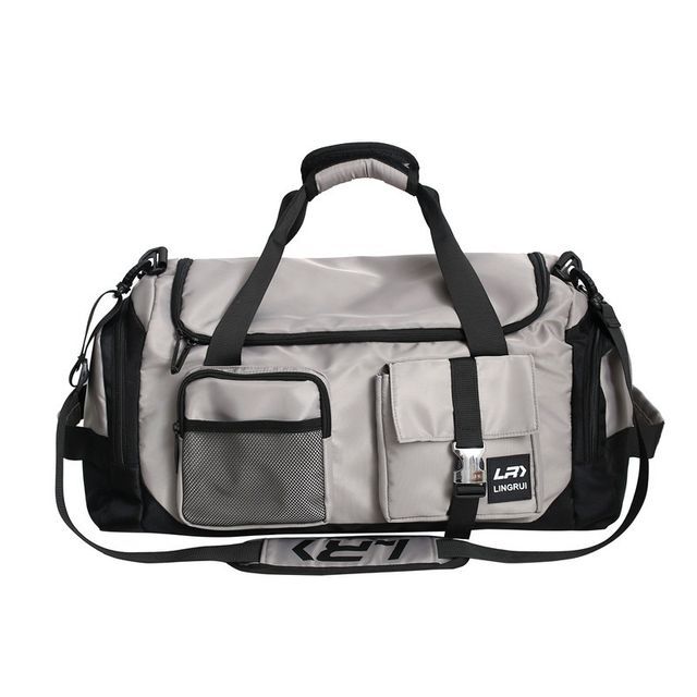 Two-Tone Nylon Carryall Bag